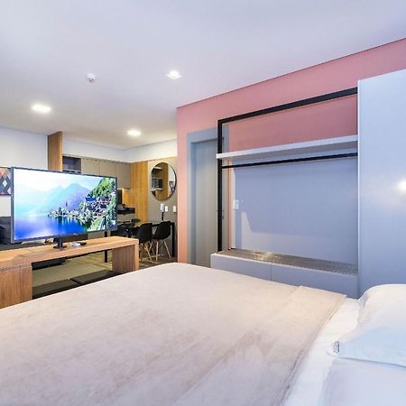 Aion Suites 204 - Compacto E Luxuoso Loft - Rooftop Com Piscina E Academia - A Poucos Passos Da Praia Bombinhas Buitenkant foto