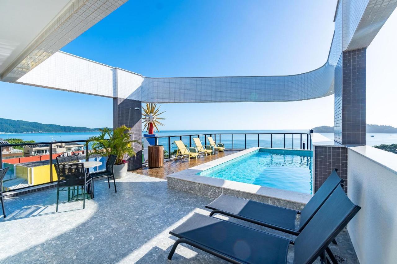 Aion Suites 204 - Compacto E Luxuoso Loft - Rooftop Com Piscina E Academia - A Poucos Passos Da Praia Bombinhas Buitenkant foto